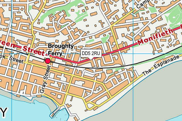 DD5 2RU map - OS VectorMap District (Ordnance Survey) DD5 2RU map - OS VectorMap District (Ordnance Survey)