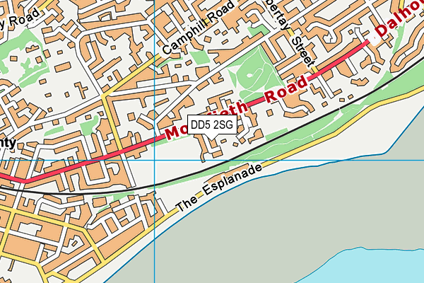 DD5 2SG map - OS VectorMap District (Ordnance Survey) DD5 2SG map - OS VectorMap District (Ordnance Survey)
