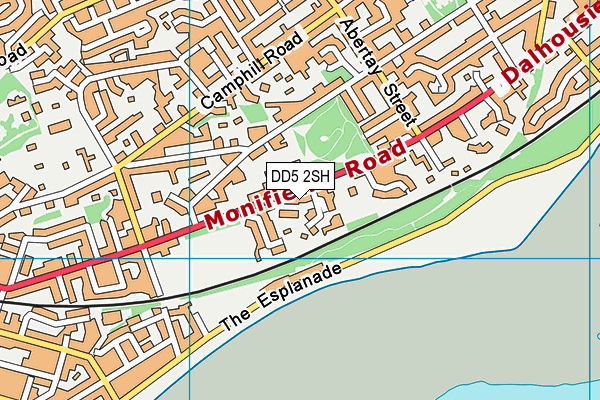 DD5 2SH map - OS VectorMap District (Ordnance Survey) DD5 2SH map - OS VectorMap District (Ordnance Survey)