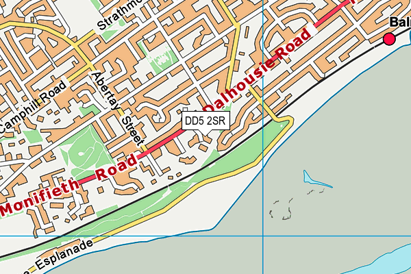 DD5 2SR map - OS VectorMap District (Ordnance Survey) DD5 2SR map - OS VectorMap District (Ordnance Survey)