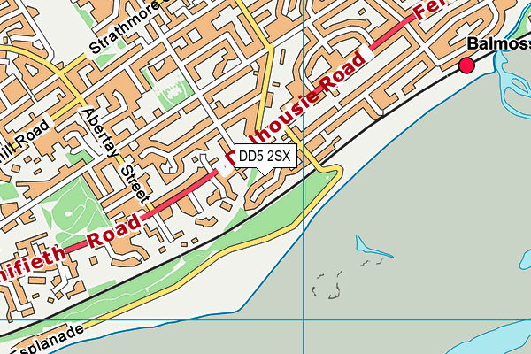 DD5 2SX map - OS VectorMap District (Ordnance Survey) DD5 2SX map - OS VectorMap District (Ordnance Survey)