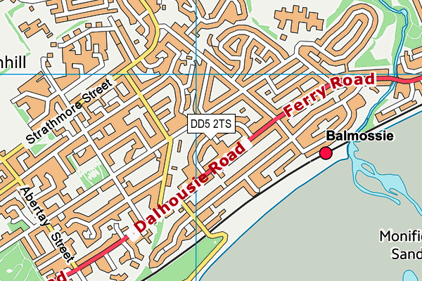 DD5 2TS map - OS VectorMap District (Ordnance Survey) DD5 2TS map - OS VectorMap District (Ordnance Survey)