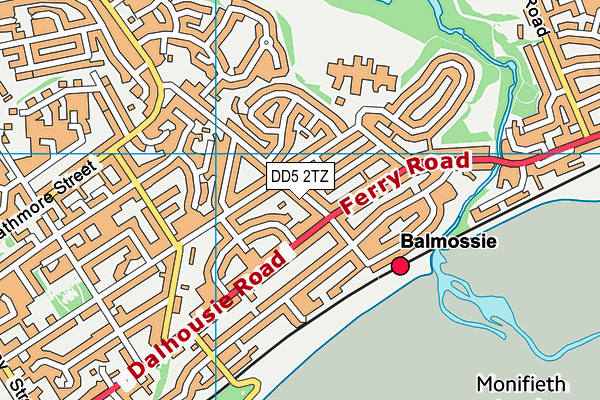 DD5 2TZ map - OS VectorMap District (Ordnance Survey) DD5 2TZ map - OS VectorMap District (Ordnance Survey)