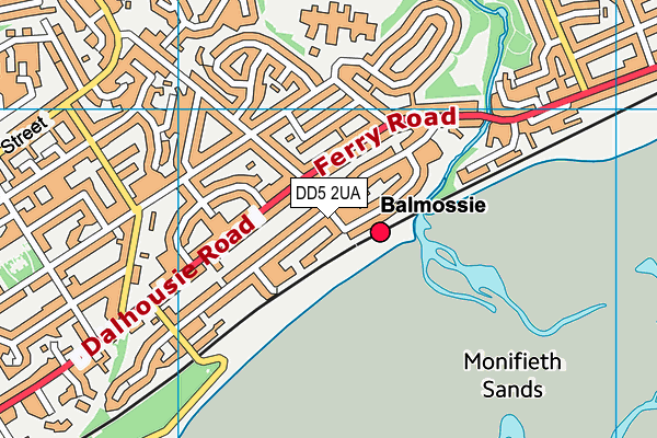 DD5 2UA map - OS VectorMap District (Ordnance Survey) DD5 2UA map - OS VectorMap District (Ordnance Survey)