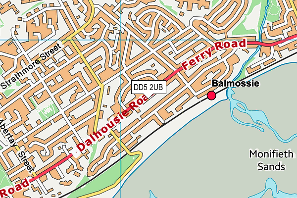 DD5 2UB map - OS VectorMap District (Ordnance Survey) DD5 2UB map - OS VectorMap District (Ordnance Survey)