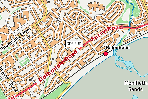 DD5 2UD map - OS VectorMap District (Ordnance Survey) DD5 2UD map - OS VectorMap District (Ordnance Survey)