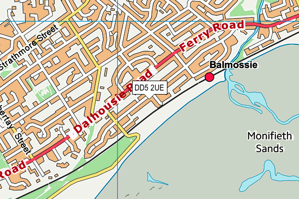 DD5 2UE map - OS VectorMap District (Ordnance Survey) DD5 2UE map - OS VectorMap District (Ordnance Survey)