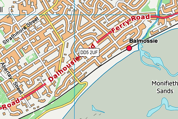 DD5 2UF map - OS VectorMap District (Ordnance Survey) DD5 2UF map - OS VectorMap District (Ordnance Survey)