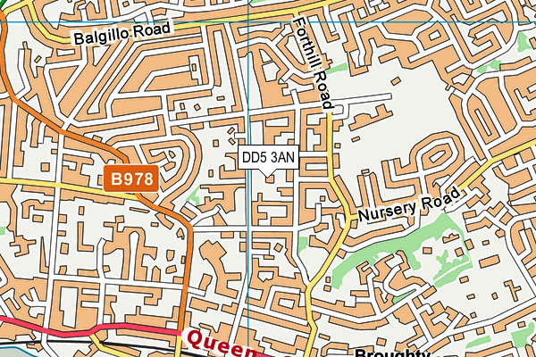 DD5 3AN map - OS VectorMap District (Ordnance Survey) DD5 3AN map - OS VectorMap District (Ordnance Survey)