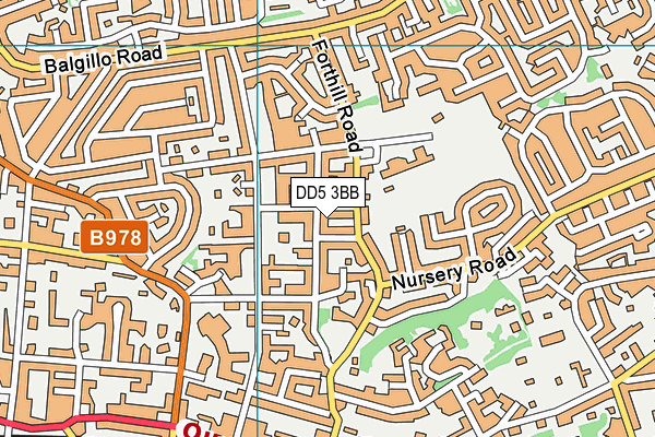 DD5 3BB map - OS VectorMap District (Ordnance Survey) DD5 3BB map - OS VectorMap District (Ordnance Survey)