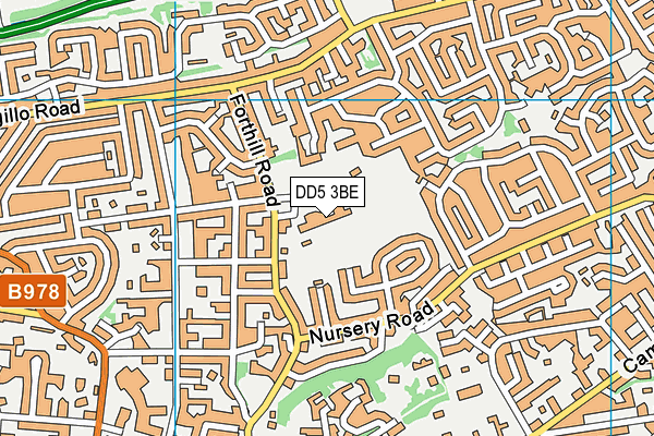 DD5 3BE map - OS VectorMap District (Ordnance Survey) DD5 3BE map - OS VectorMap District (Ordnance Survey)