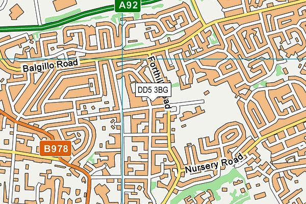 DD5 3BG map - OS VectorMap District (Ordnance Survey) DD5 3BG map - OS VectorMap District (Ordnance Survey)