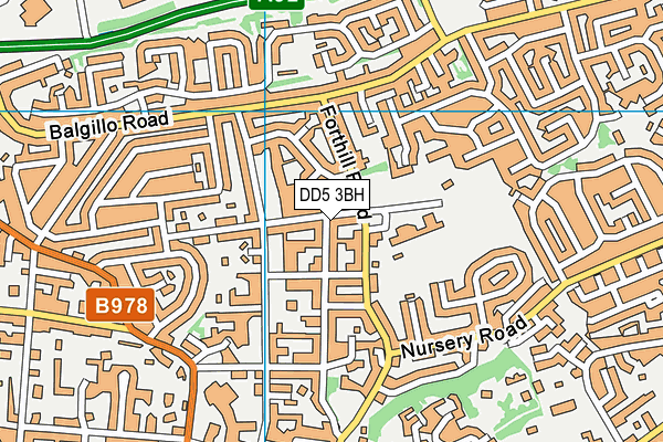 DD5 3BH map - OS VectorMap District (Ordnance Survey) DD5 3BH map - OS VectorMap District (Ordnance Survey)