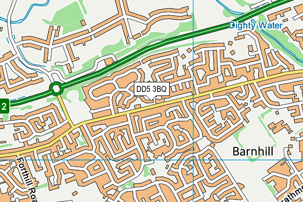 DD5 3BQ map - OS VectorMap District (Ordnance Survey) DD5 3BQ map - OS VectorMap District (Ordnance Survey)