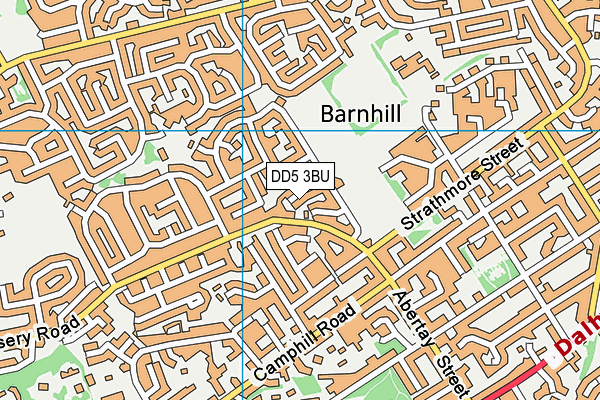 DD5 3BU map - OS VectorMap District (Ordnance Survey) DD5 3BU map - OS VectorMap District (Ordnance Survey)