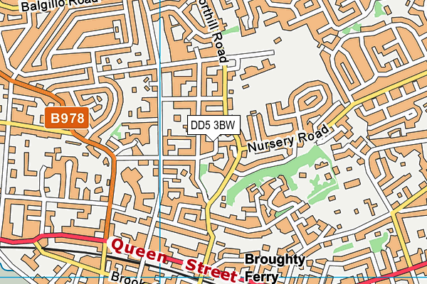 DD5 3BW map - OS VectorMap District (Ordnance Survey) DD5 3BW map - OS VectorMap District (Ordnance Survey)