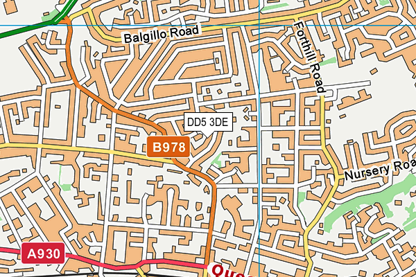 DD5 3DE map - OS VectorMap District (Ordnance Survey) DD5 3DE map - OS VectorMap District (Ordnance Survey)