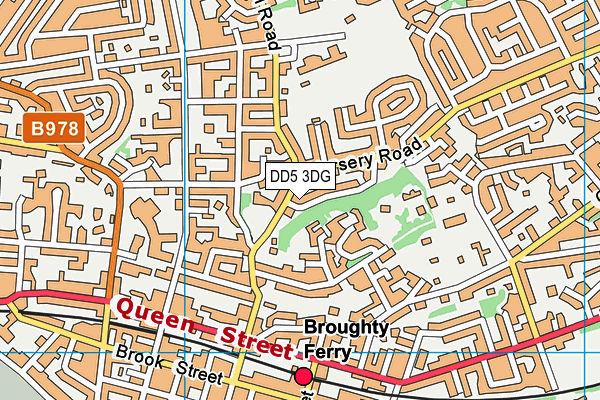 DD5 3DG map - OS VectorMap District (Ordnance Survey) DD5 3DG map - OS VectorMap District (Ordnance Survey)