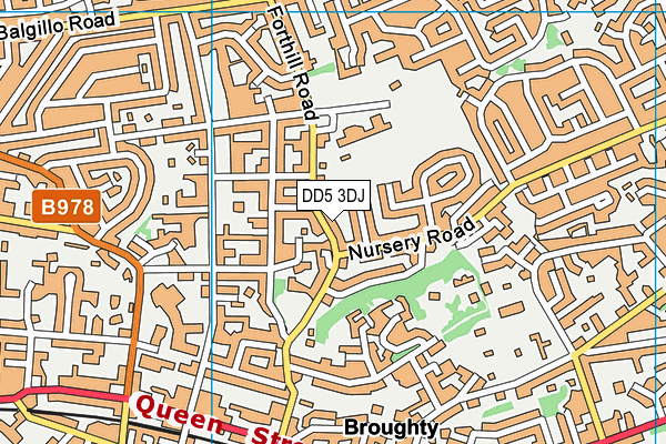 DD5 3DJ map - OS VectorMap District (Ordnance Survey) DD5 3DJ map - OS VectorMap District (Ordnance Survey)