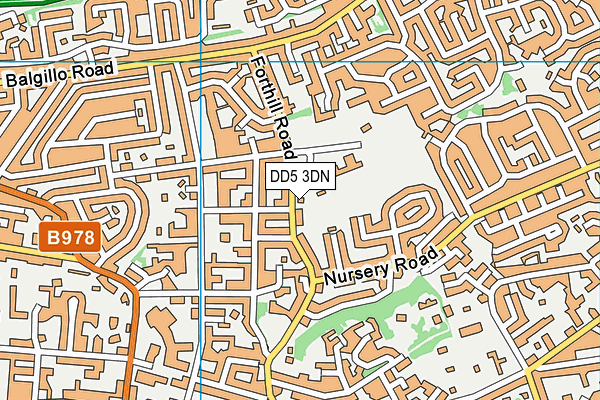 DD5 3DN map - OS VectorMap District (Ordnance Survey) DD5 3DN map - OS VectorMap District (Ordnance Survey)