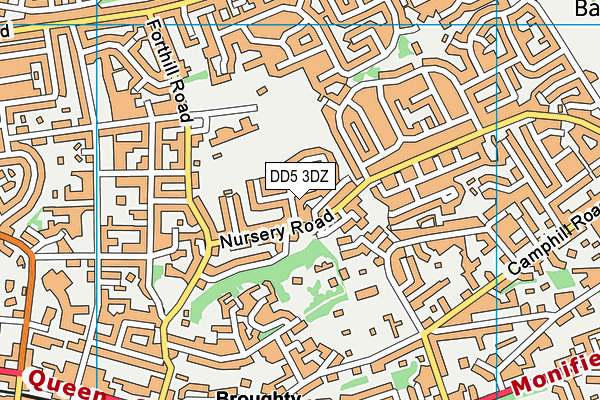 DD5 3DZ map - OS VectorMap District (Ordnance Survey) DD5 3DZ map - OS VectorMap District (Ordnance Survey)