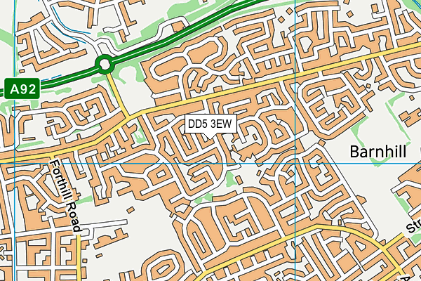 DD5 3EW map - OS VectorMap District (Ordnance Survey) DD5 3EW map - OS VectorMap District (Ordnance Survey)
