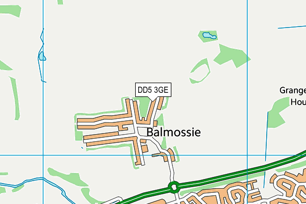 DD5 3GE map - OS VectorMap District (Ordnance Survey) DD5 3GE map - OS VectorMap District (Ordnance Survey)
