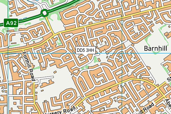 DD5 3HH map - OS VectorMap District (Ordnance Survey) DD5 3HH map - OS VectorMap District (Ordnance Survey)