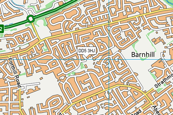 DD5 3HJ map - OS VectorMap District (Ordnance Survey) DD5 3HJ map - OS VectorMap District (Ordnance Survey)