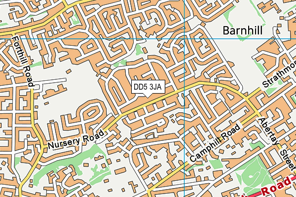 DD5 3JA map - OS VectorMap District (Ordnance Survey) DD5 3JA map - OS VectorMap District (Ordnance Survey)