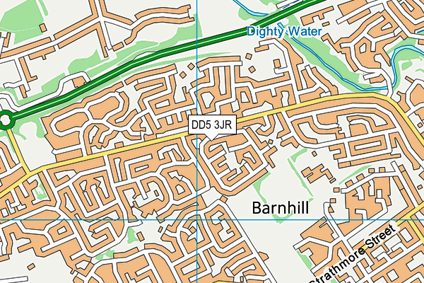 DD5 3JR map - OS VectorMap District (Ordnance Survey) DD5 3JR map - OS VectorMap District (Ordnance Survey)
