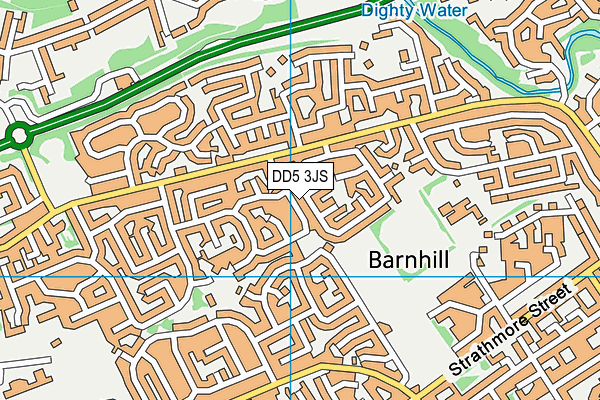 DD5 3JS map - OS VectorMap District (Ordnance Survey) DD5 3JS map - OS VectorMap District (Ordnance Survey)