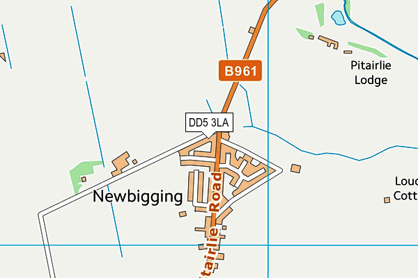 DD5 3LA map - OS VectorMap District (Ordnance Survey) DD5 3LA map - OS VectorMap District (Ordnance Survey)