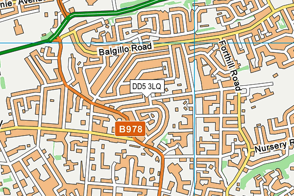 DD5 3LQ map - OS VectorMap District (Ordnance Survey) DD5 3LQ map - OS VectorMap District (Ordnance Survey)