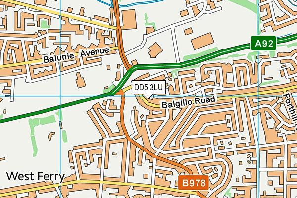 DD5 3LU map - OS VectorMap District (Ordnance Survey) DD5 3LU map - OS VectorMap District (Ordnance Survey)