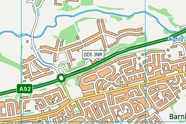 DD5 3NR map - OS VectorMap District (Ordnance Survey) DD5 3NR map - OS VectorMap District (Ordnance Survey)