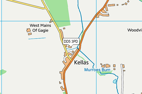 DD5 3PD map - OS VectorMap District (Ordnance Survey) DD5 3PD map - OS VectorMap District (Ordnance Survey)