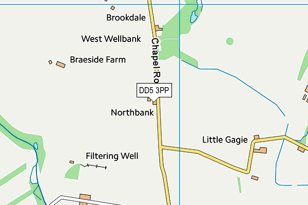 DD5 3PP map - OS VectorMap District (Ordnance Survey) DD5 3PP map - OS VectorMap District (Ordnance Survey)
