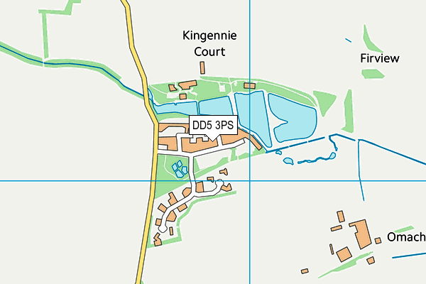 DD5 3PS map - OS VectorMap District (Ordnance Survey)