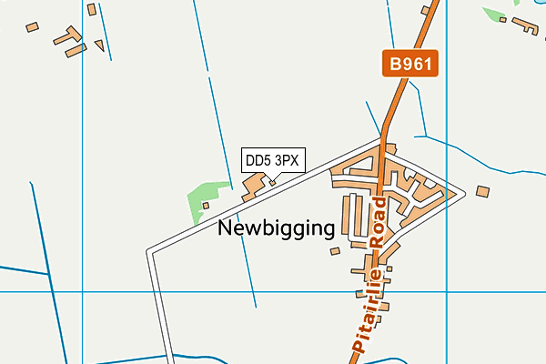 DD5 3PX map - OS VectorMap District (Ordnance Survey) DD5 3PX map - OS VectorMap District (Ordnance Survey)