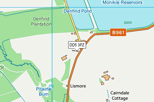 DD5 3PZ map - OS VectorMap District (Ordnance Survey) DD5 3PZ map - OS VectorMap District (Ordnance Survey)