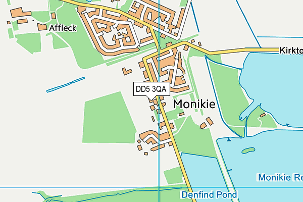 DD5 3QA map - OS VectorMap District (Ordnance Survey) DD5 3QA map - OS VectorMap District (Ordnance Survey)
