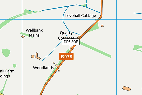 DD5 3QF map - OS VectorMap District (Ordnance Survey) DD5 3QF map - OS VectorMap District (Ordnance Survey)