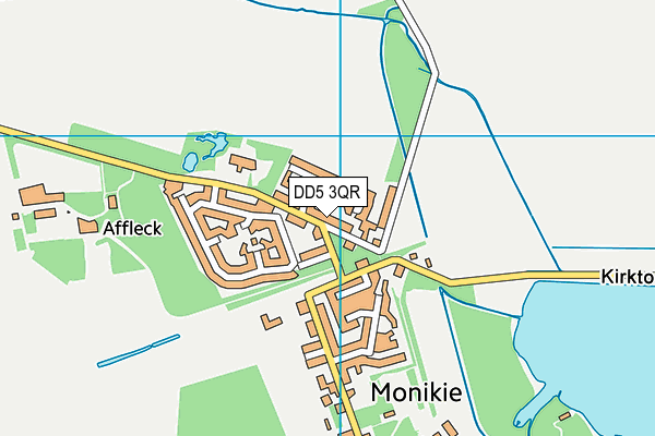 DD5 3QR map - OS VectorMap District (Ordnance Survey)