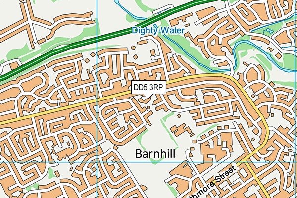 DD5 3RP map - OS VectorMap District (Ordnance Survey) DD5 3RP map - OS VectorMap District (Ordnance Survey)