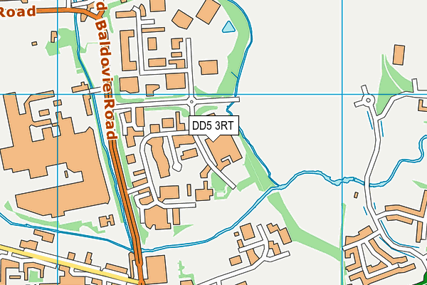 DD5 3RT map - OS VectorMap District (Ordnance Survey) DD5 3RT map - OS VectorMap District (Ordnance Survey)