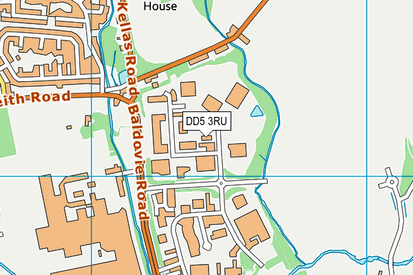 DD5 3RU map - OS VectorMap District (Ordnance Survey) DD5 3RU map - OS VectorMap District (Ordnance Survey)