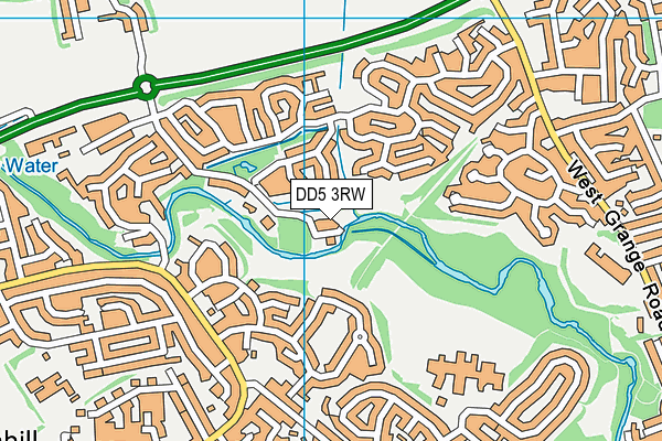 DD5 3RW map - OS VectorMap District (Ordnance Survey) DD5 3RW map - OS VectorMap District (Ordnance Survey)