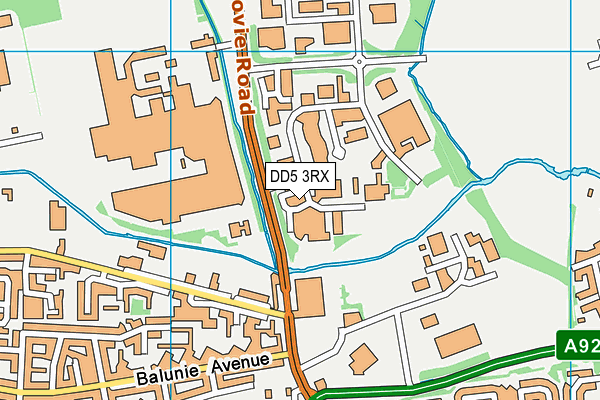 DD5 3RX map - OS VectorMap District (Ordnance Survey) DD5 3RX map - OS VectorMap District (Ordnance Survey)