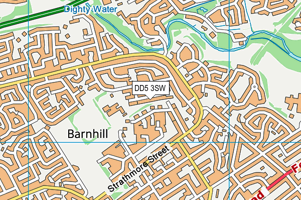DD5 3SW map - OS VectorMap District (Ordnance Survey) DD5 3SW map - OS VectorMap District (Ordnance Survey)